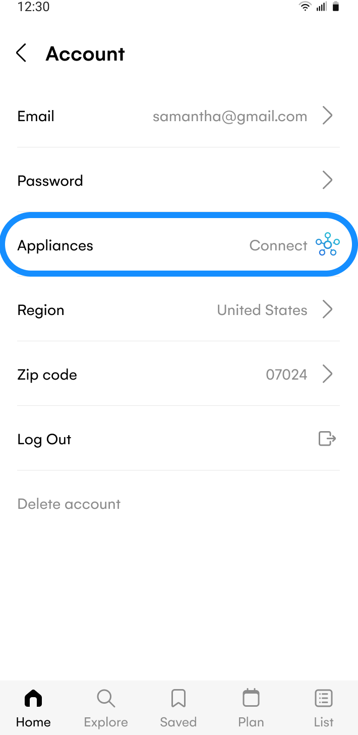 Connecting Samsung Food to SmartThings SamsungFood Help