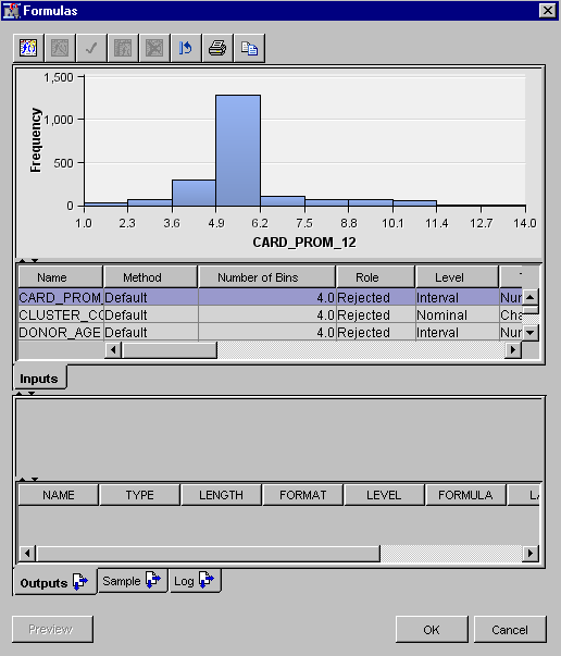 Working with Nodes That Modify, Model, and Explore Create Variable