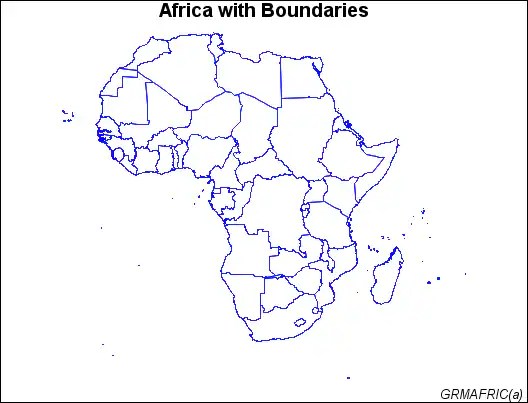 Creating an Outline Map of Africa SAS/GRAPH(R) 9.3 Reference, Third