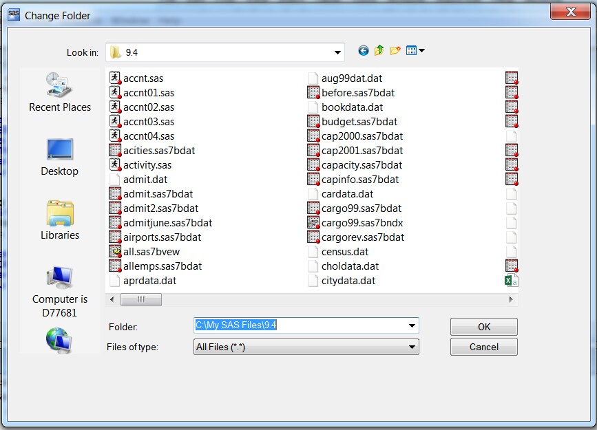 Working within Your SAS Session SAS® 9.4 Companion for Windows