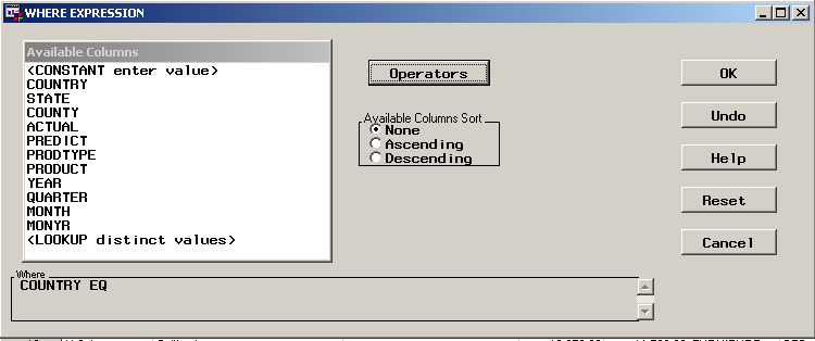 Managing Your Data in the SAS Windowing Environment Subsetting Data by