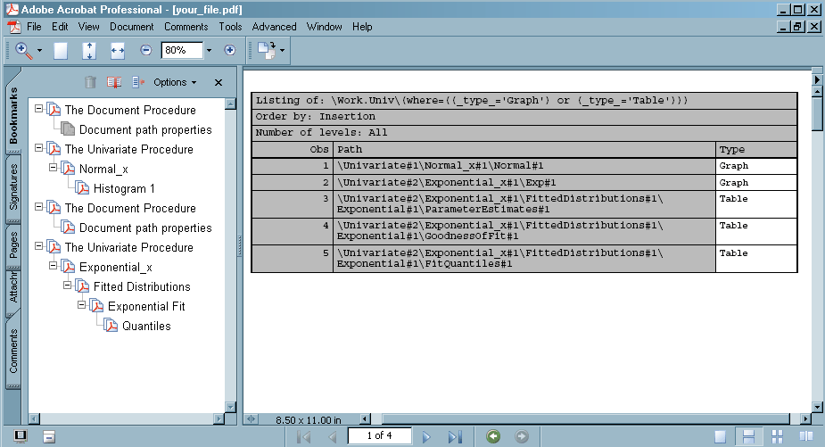 PROC DOCUMENT Opening and Listing ODS Documents