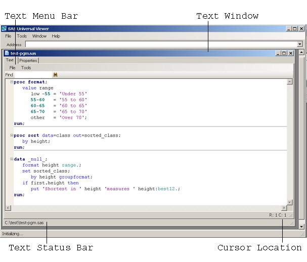 Using the Interface to View Libraries and Files SAS(R) Universal