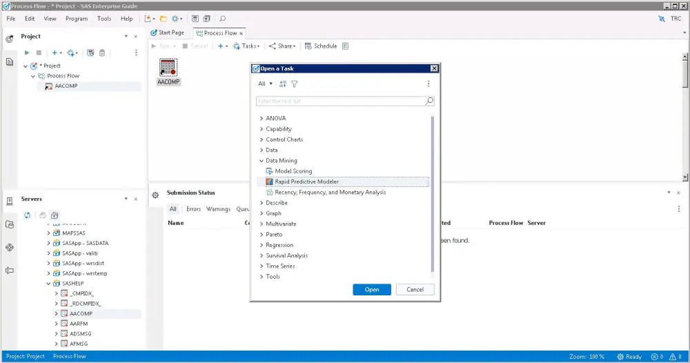 64517 SAS® Enterprise Guide® 8.1 stops responding after you select