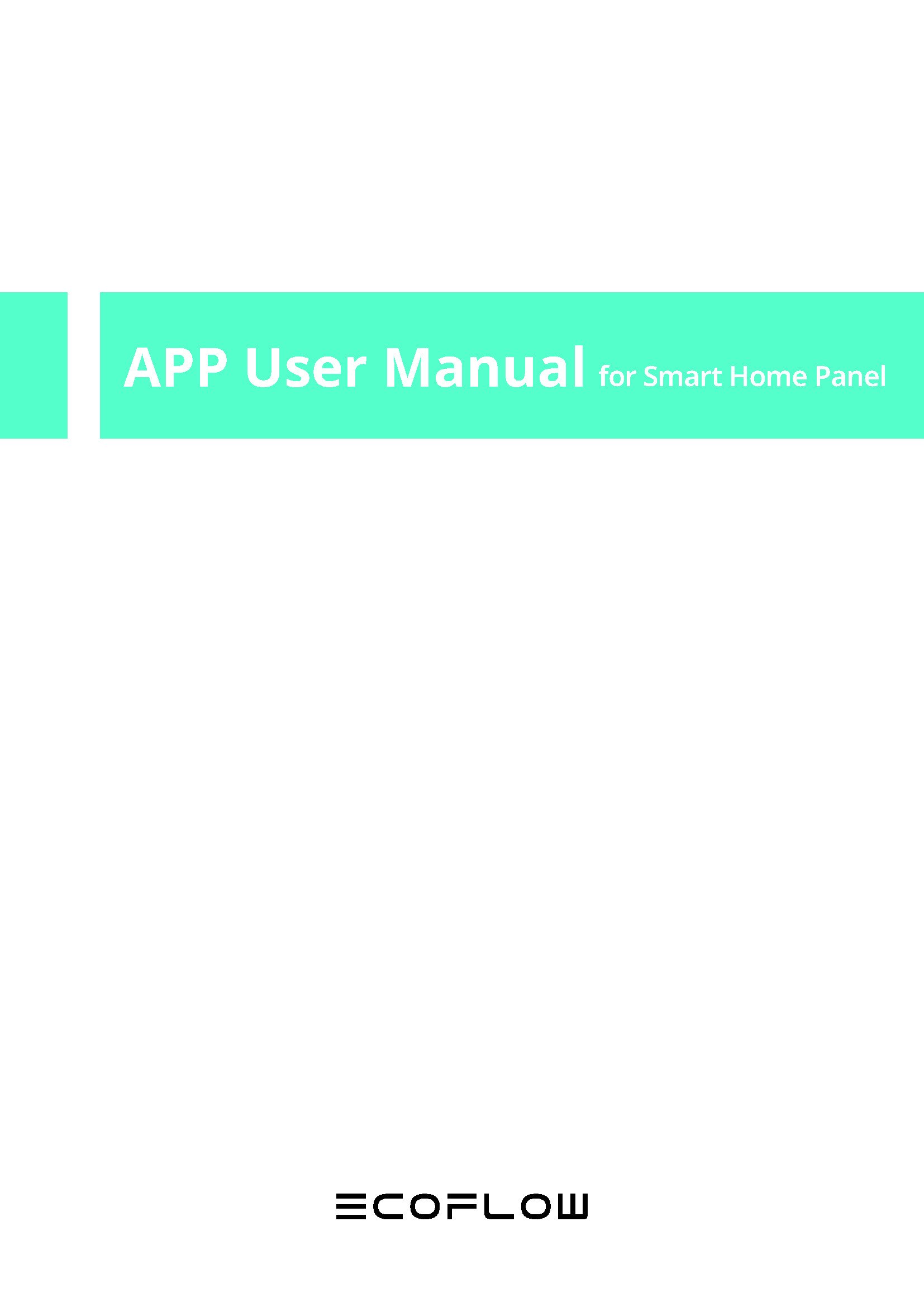 EcoFlow Smart Home Panel App User Manual – SatellitePhoneStore