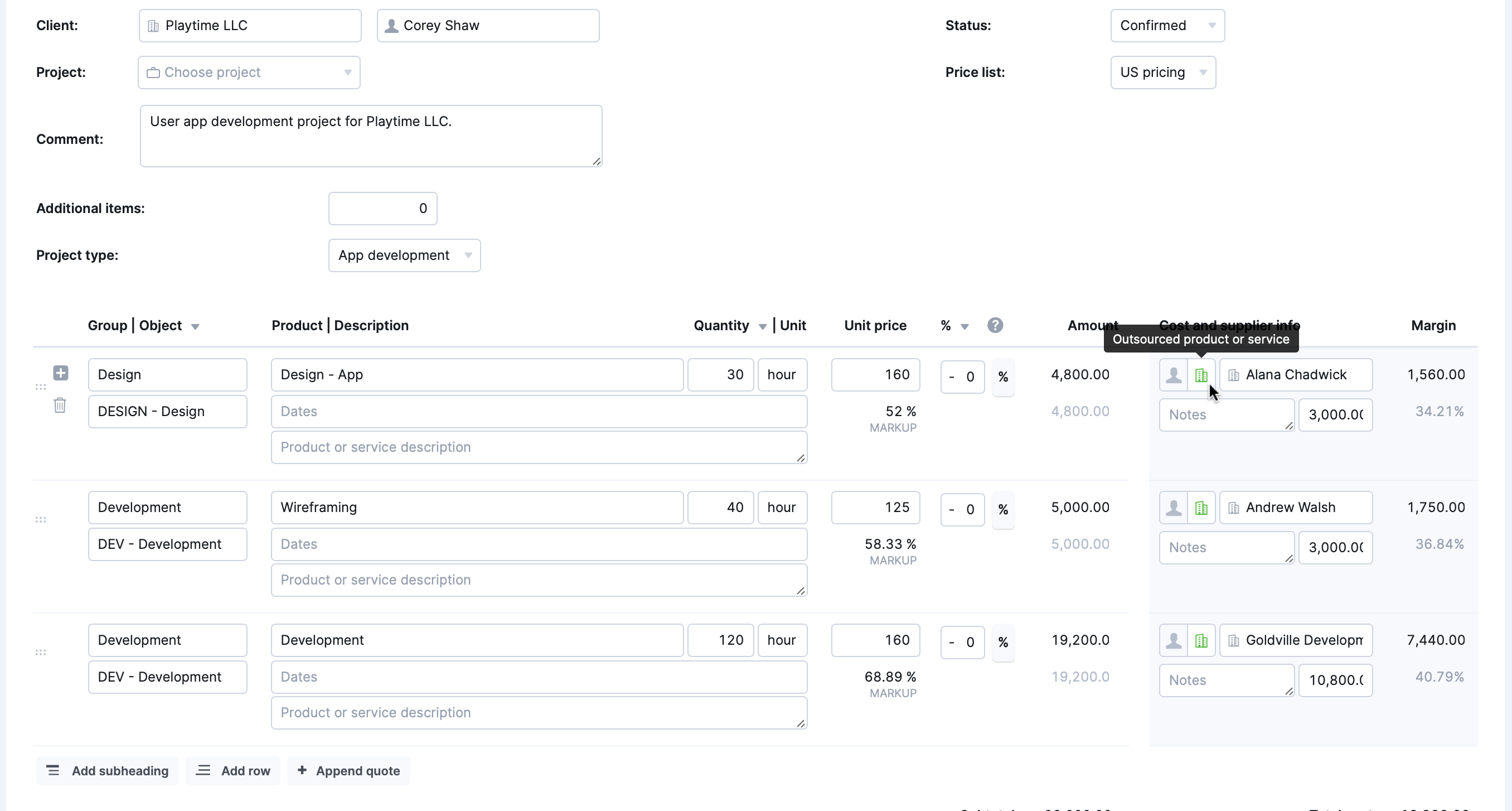 Turning a quote into a purchase order Scoro Help Center
