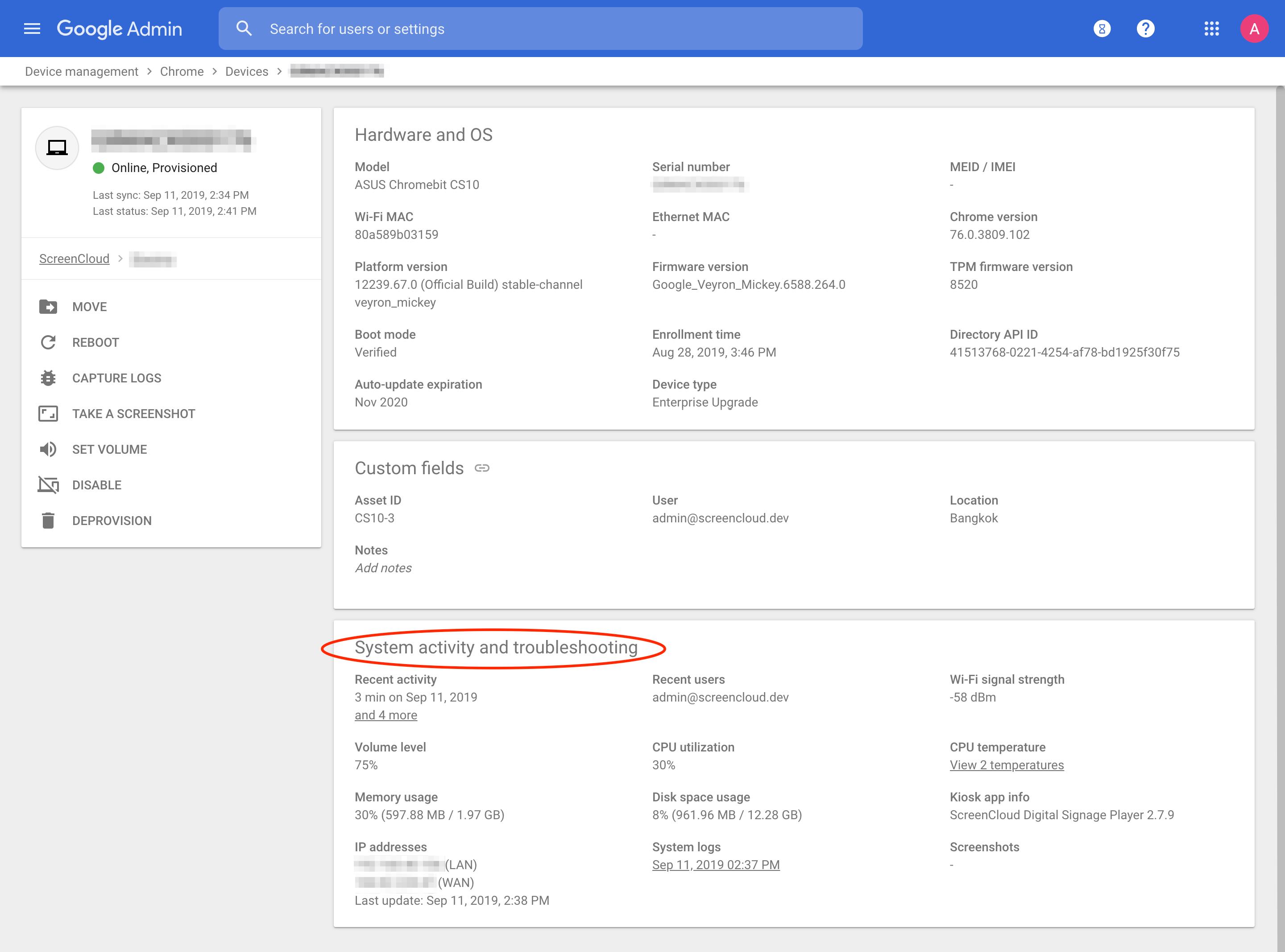 Chrome Devices How to Download Device Logs From Chrome Device
