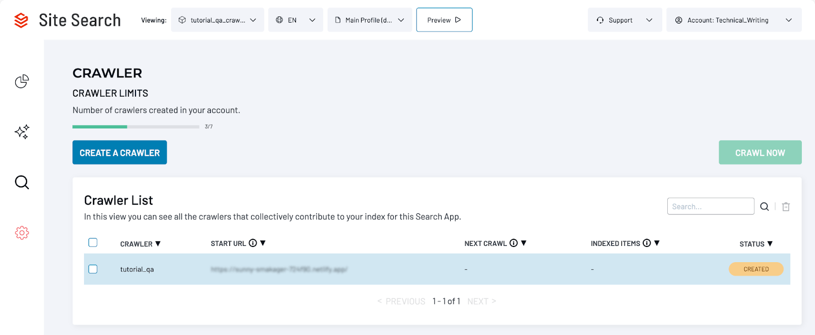 Ingesting Data with a Crawler SearchStax Help Center