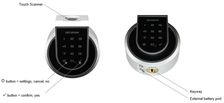 SECURAM Touch - Quick Start Guide – SECURAM Systems