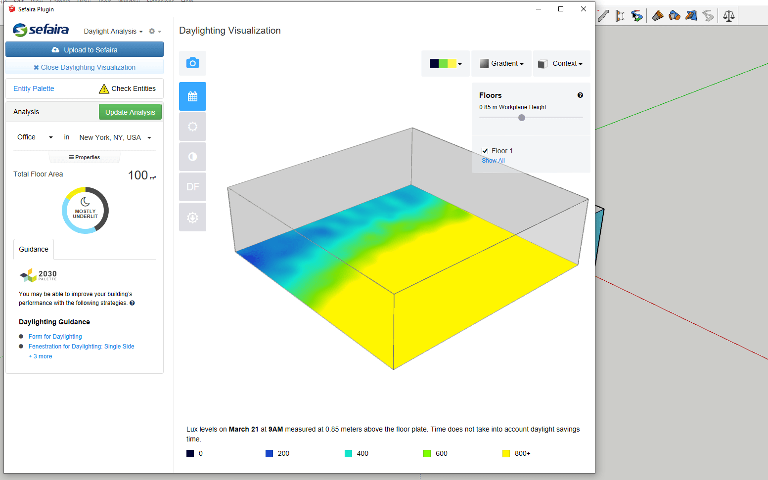 Design Guidance 2030 Palette Sefaira Support