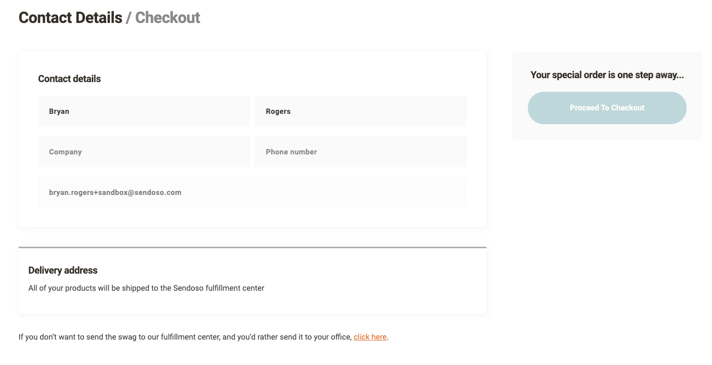 What is the Custom Brand Shop? Sendoso