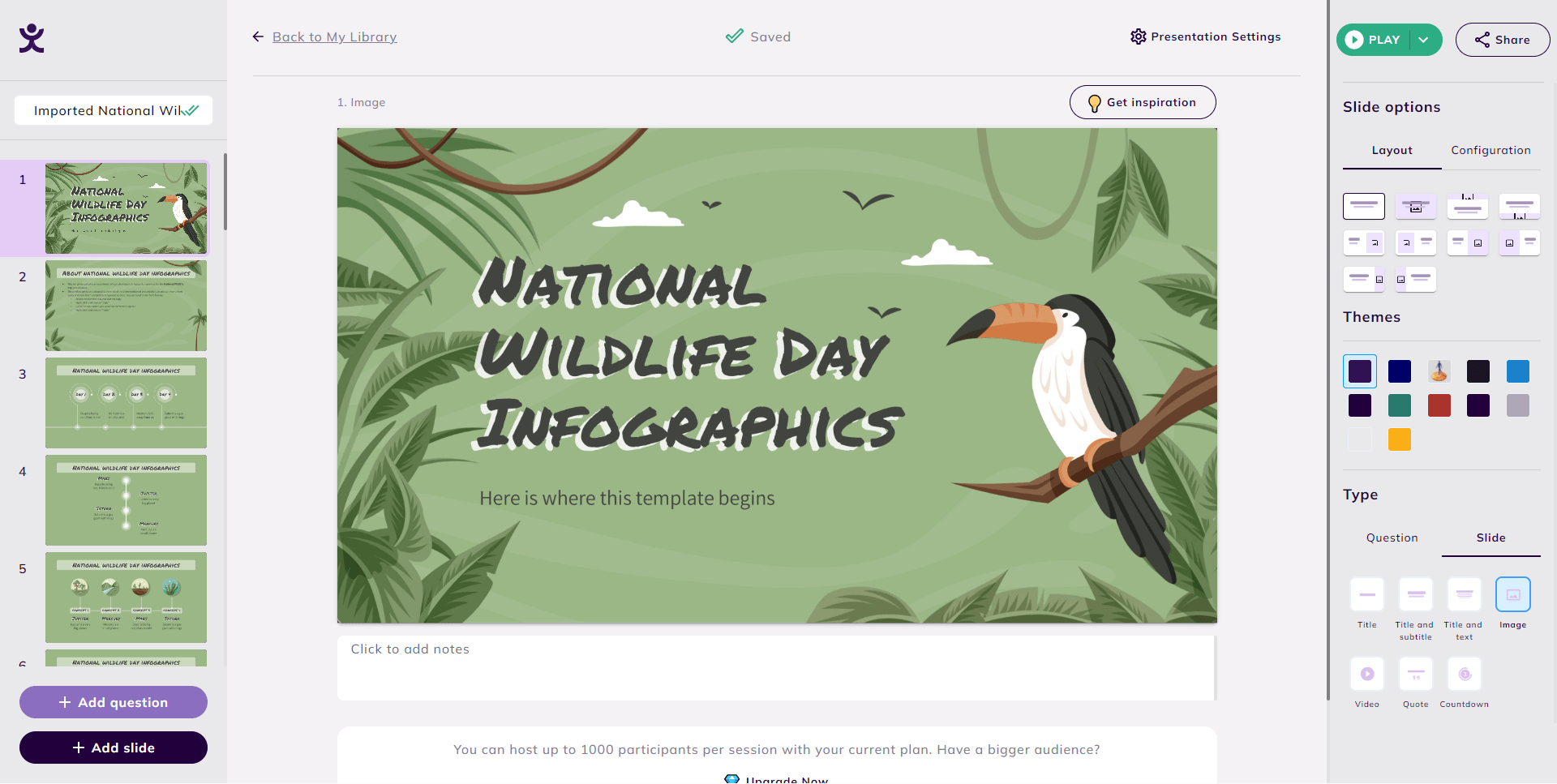 How to import my presentations from Google slides / PowerPoint into the