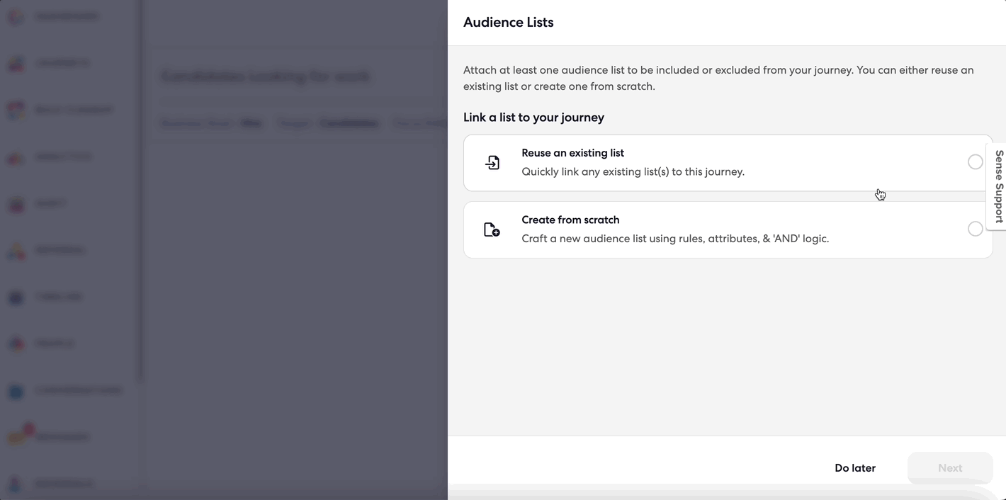 Audience Builder 2.0 SenseHQ
