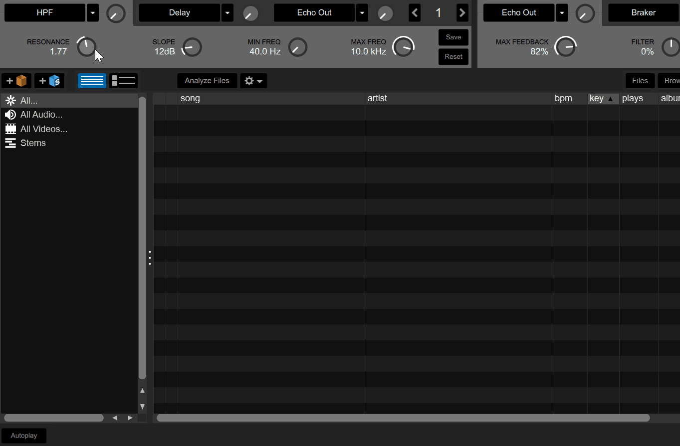 Advanced FX View Serato Support