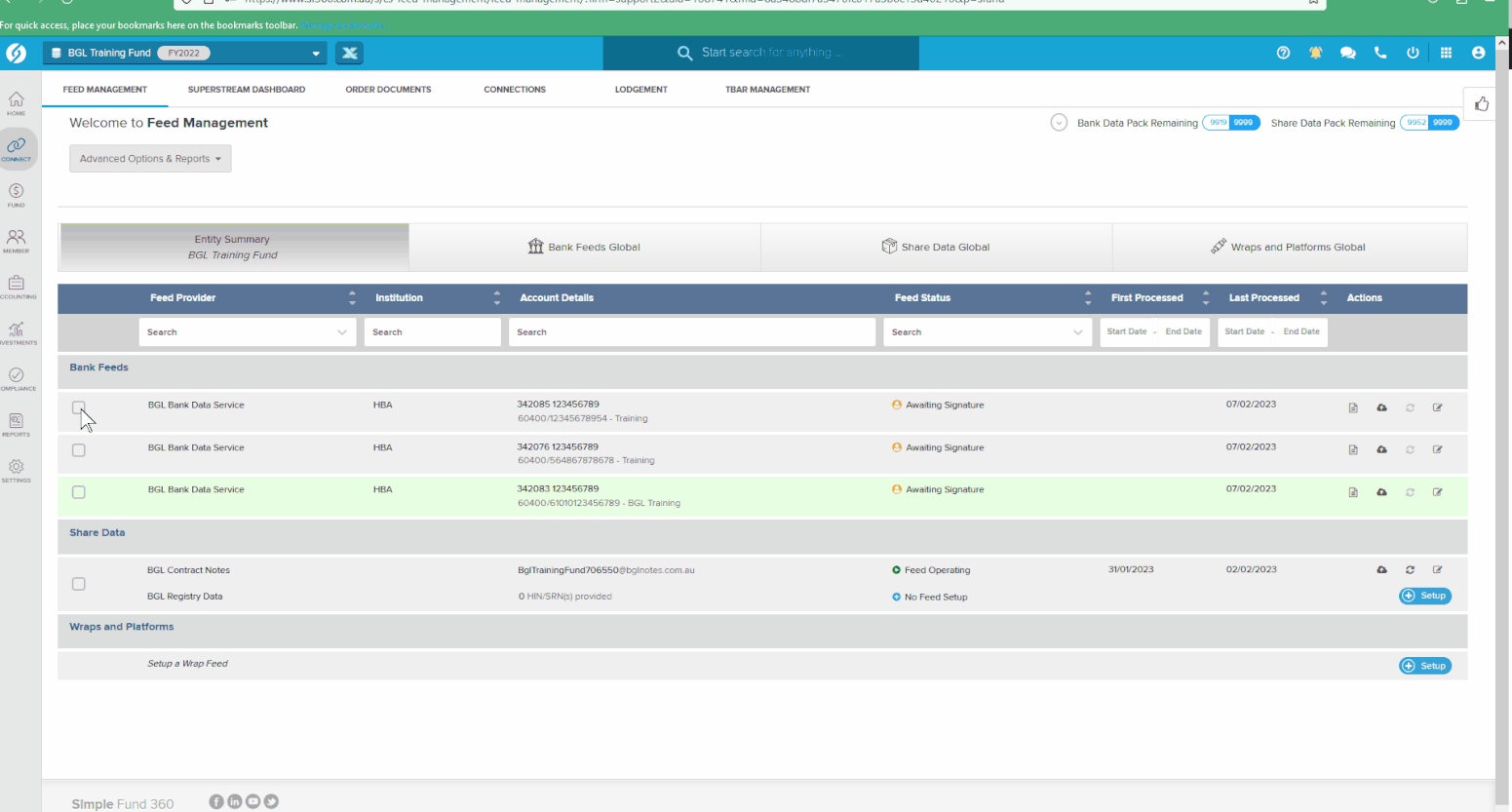 HSBC Bank Data Simple Fund 360 Knowledge Centre