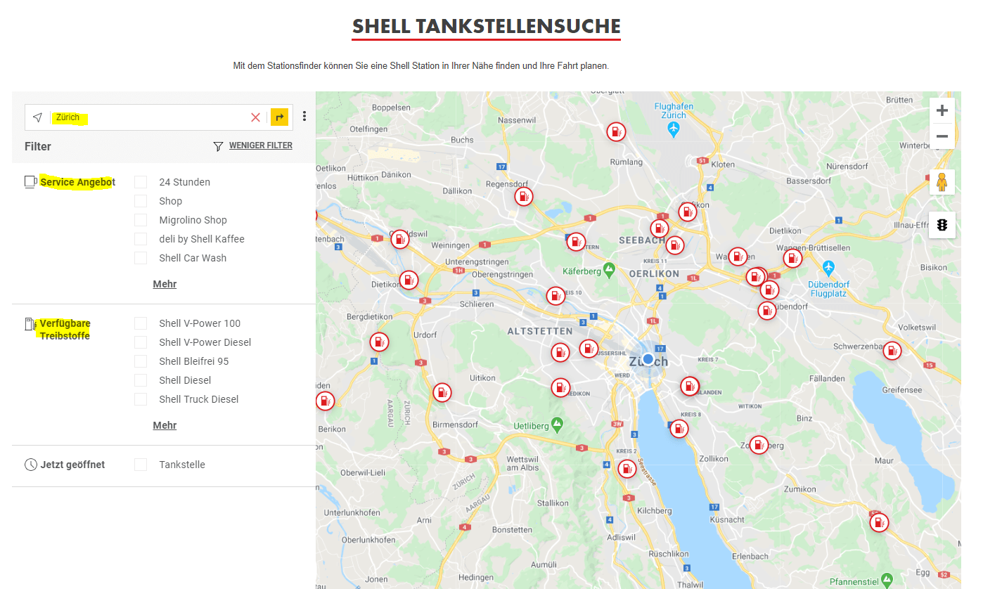 Tankstellen Karte Schweden Wo kann ich meine nächste Shell Tankstelle finden und die Services