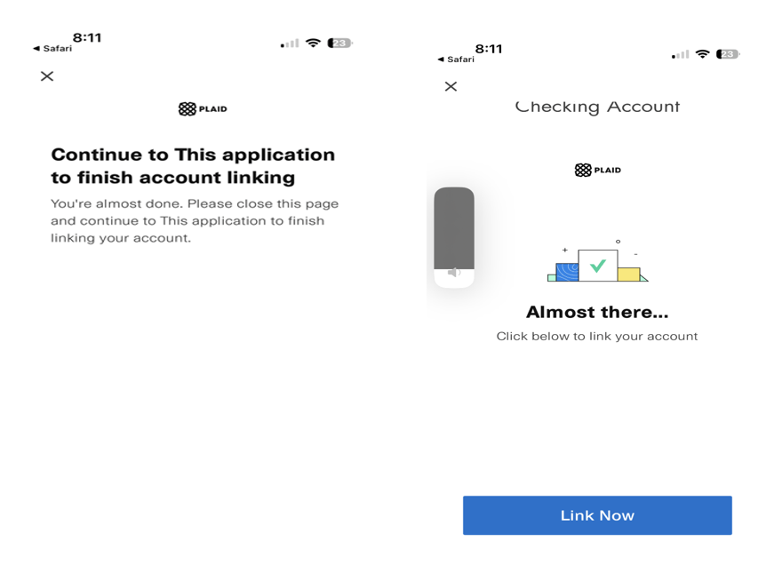 How do I link my checking account to the Shell App? Shell