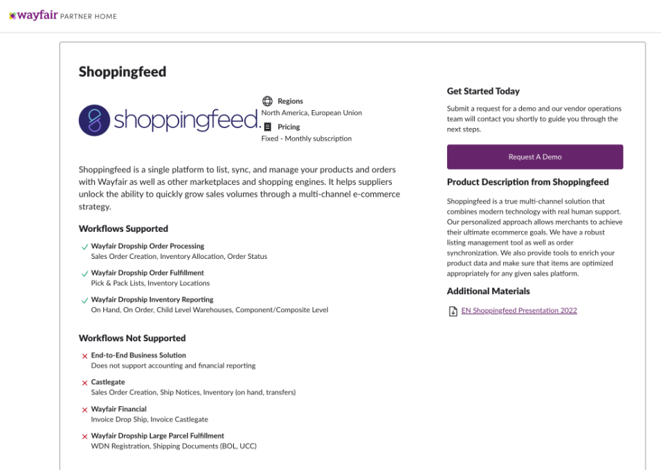 Selling on Wayfair using Shoppingfeed is easy Shoppingfeed Help Center