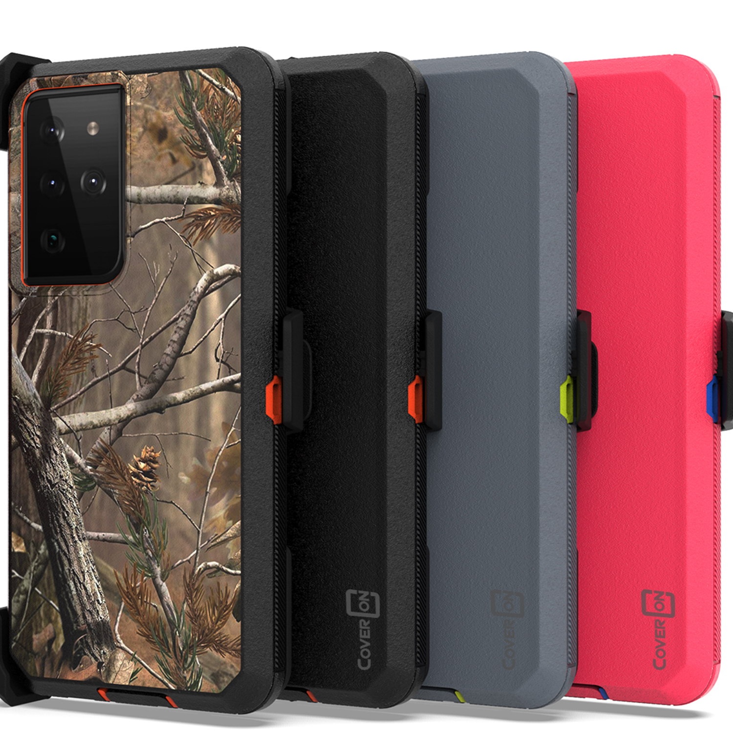 For Samsung Galaxy S21 Ultra Holster Case Military Grade Phone Belt