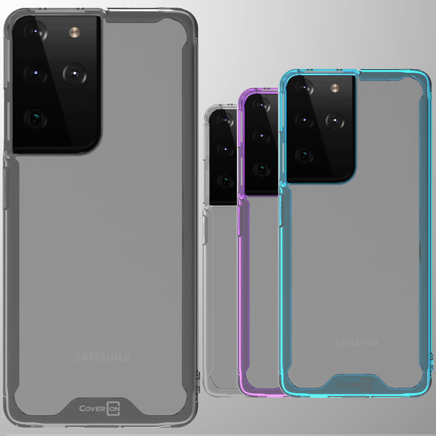 For Samsung Galaxy S21 Ultra Phone Case Clear Hard Slim