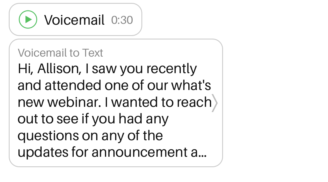 How do I take my Voicemail off speaker? Sideline Support