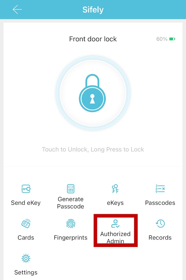 How to share admin access of my lock? – Sifely Smart Lock