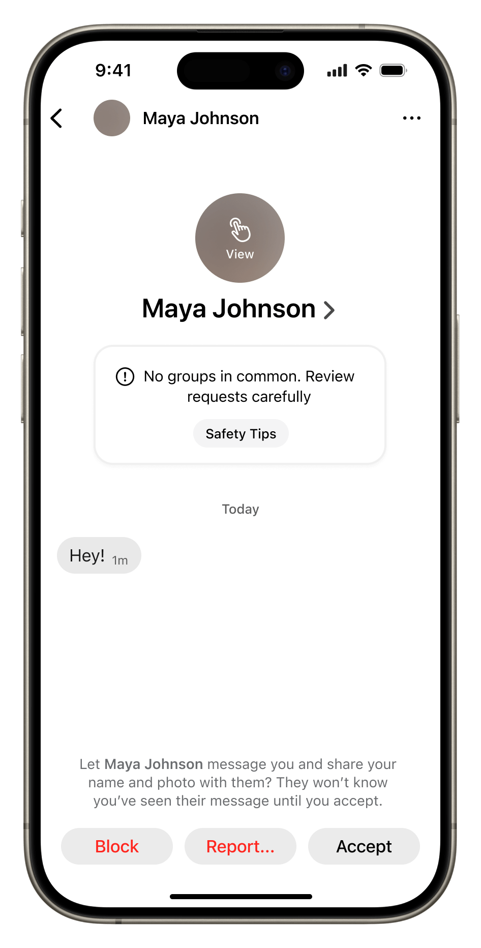 Signal Profiles and Message Requests Signal Support