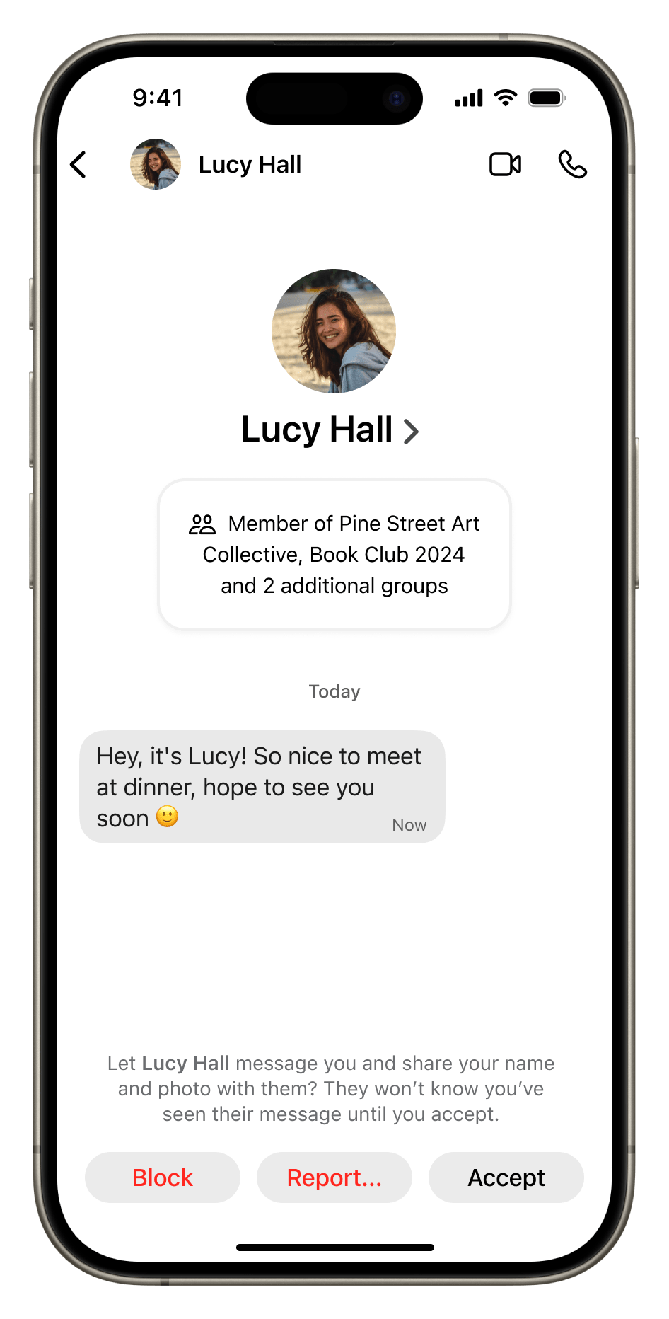 Signal Profiles and Message Requests Signal Support