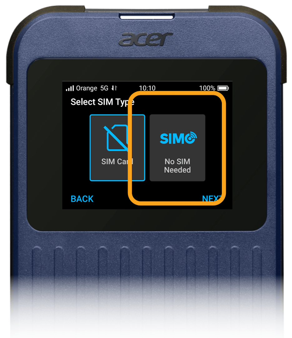 Acer M3 Hotspot Data Redemption Instructions SIMO