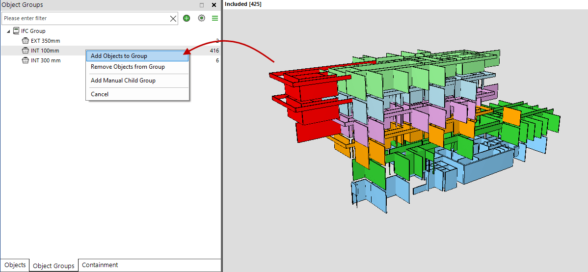 06. Group and Classify Model Objects Simplebim support