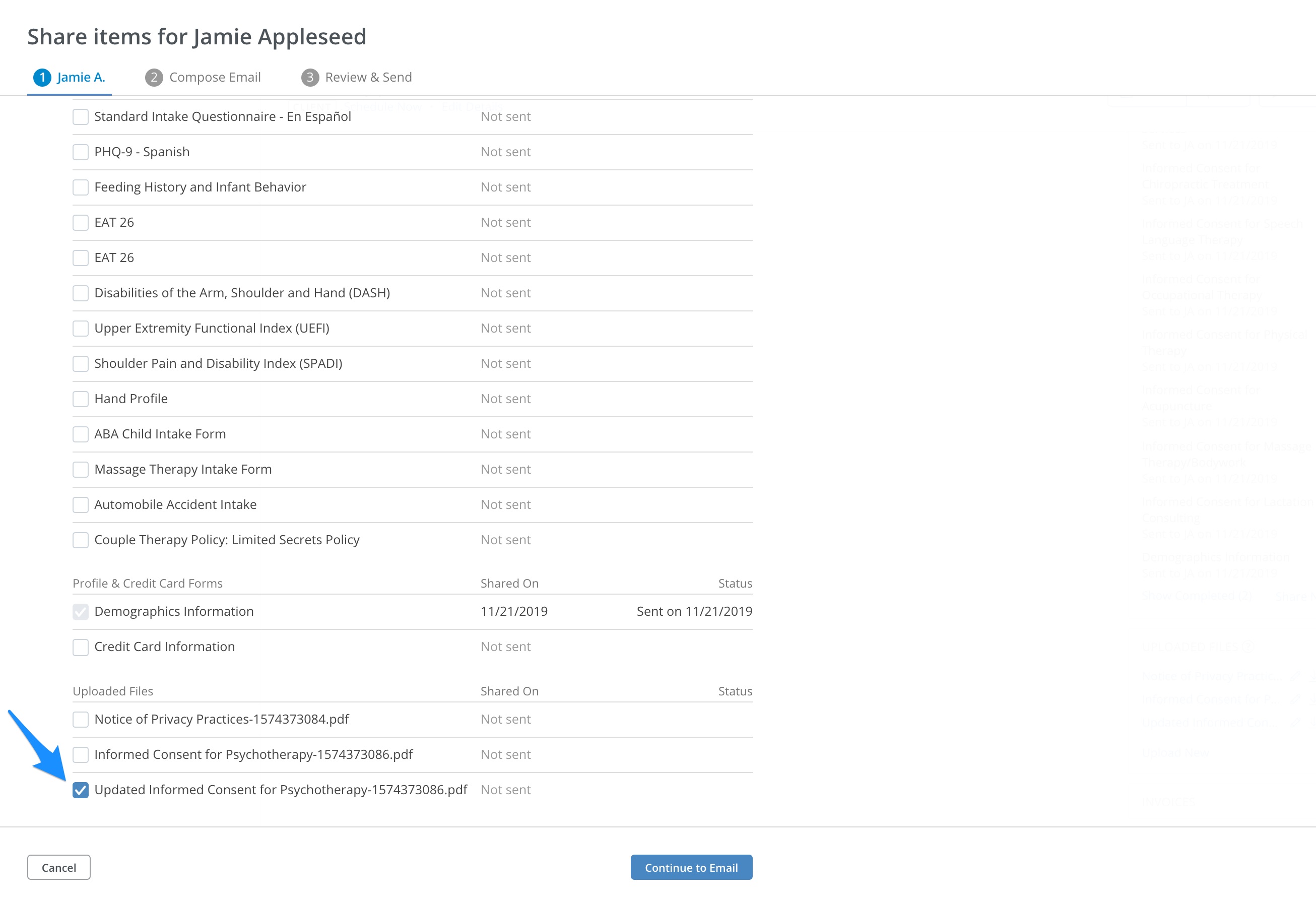 New Patient Intake Form Template Database