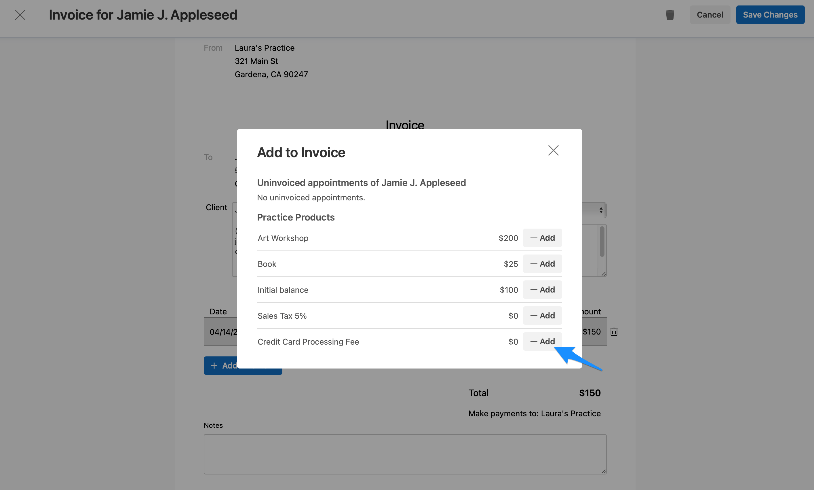 Creating invoices SimplePractice Support