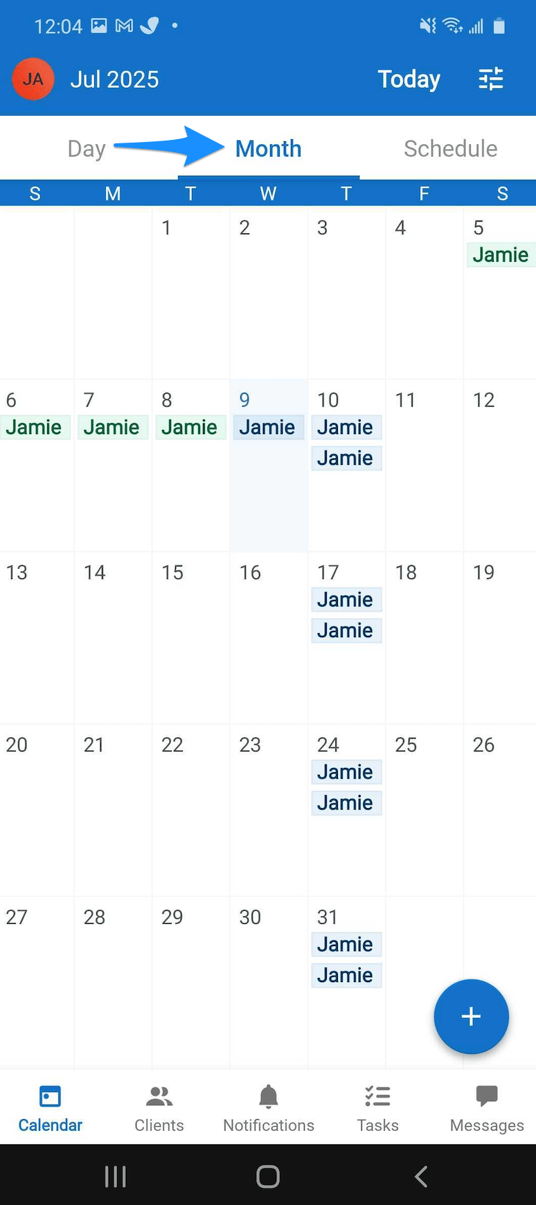 Customizing your calendar on Android SimplePractice Support
