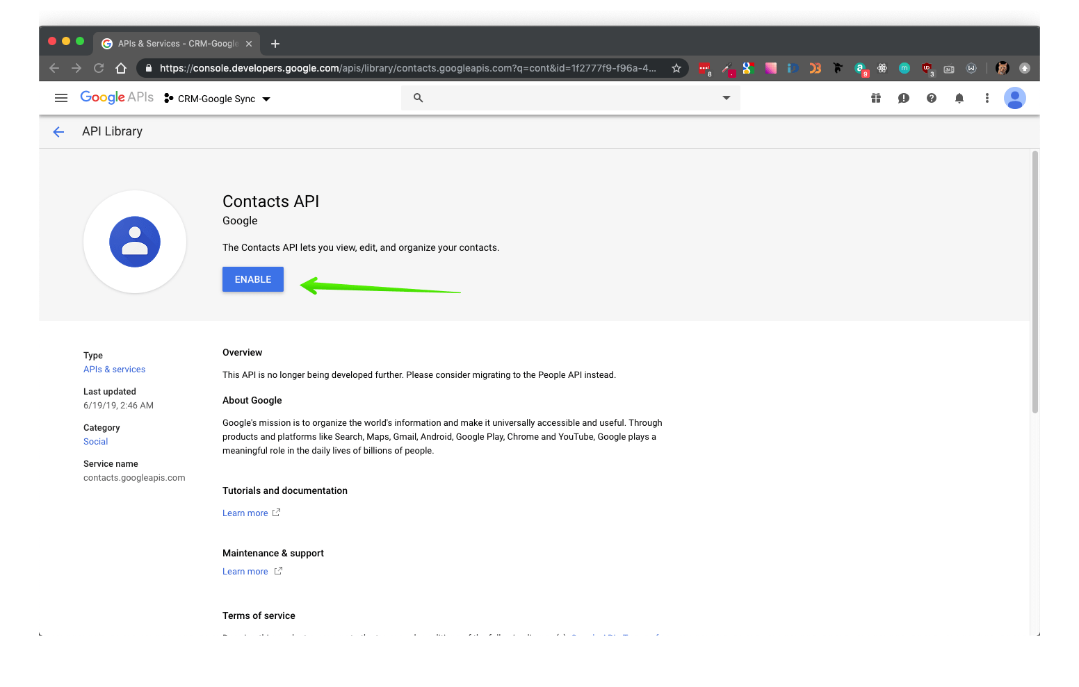 How to integrate the Google Calendar in Simply CRM Support Simply