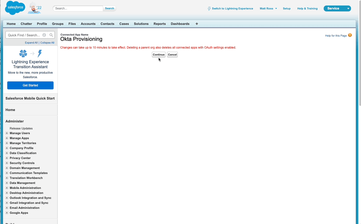 Okta Integration Obtaining a Salesforce OAuth Consumer Key and Secret
