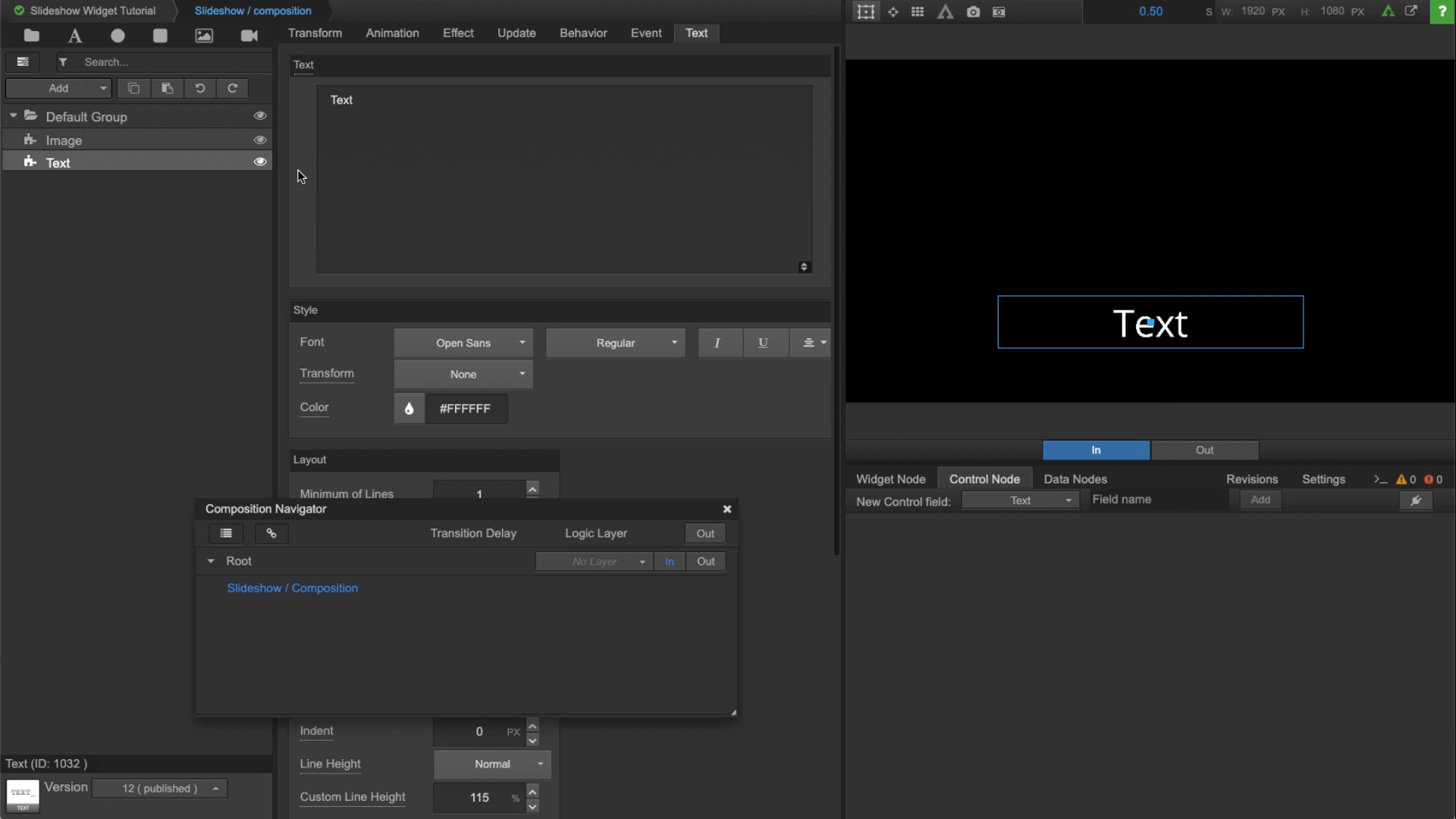 Slideshow Widget Singular.live Support Portal