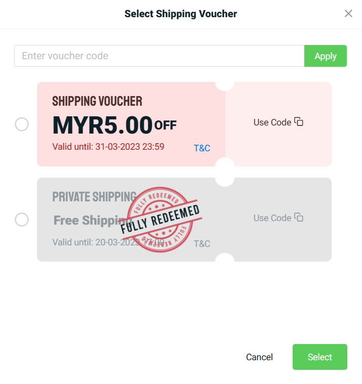 How To Offer Shipping Voucher For store SiteGiant Support Centre