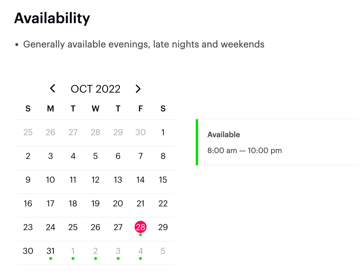 Search sitters by availability Support Sittercity
