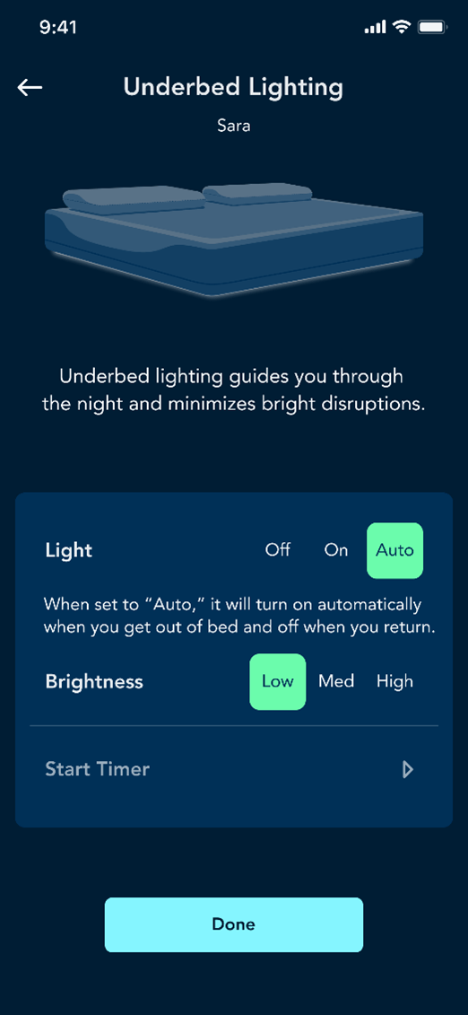 How to Control Your Underbed Light Sleep Number