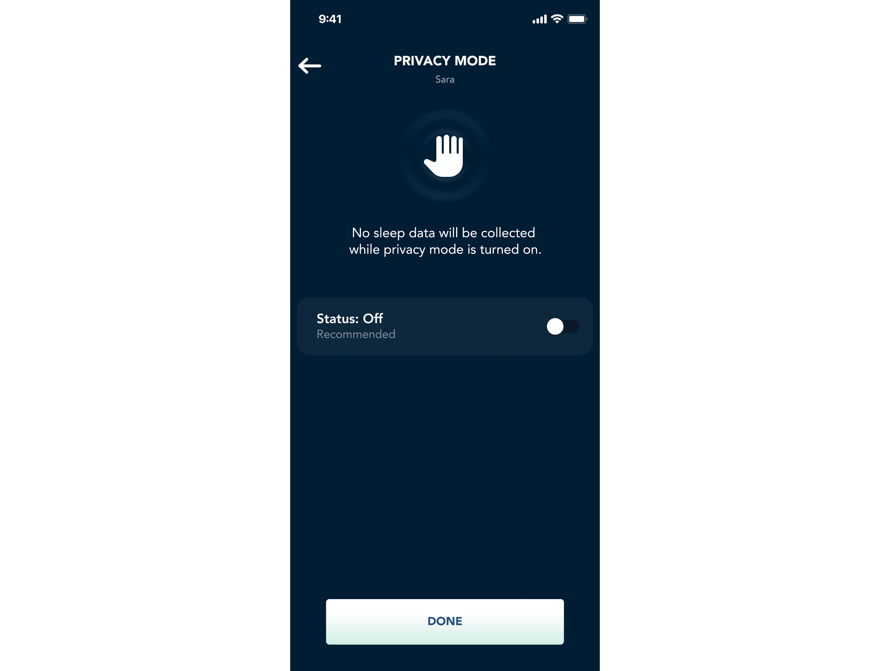 No Sleep Data Recorded Sleep Number