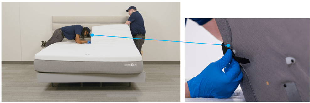 Sleep Number® Smart Bed with FlexFit™ Smart Adjustable Base Set-Up