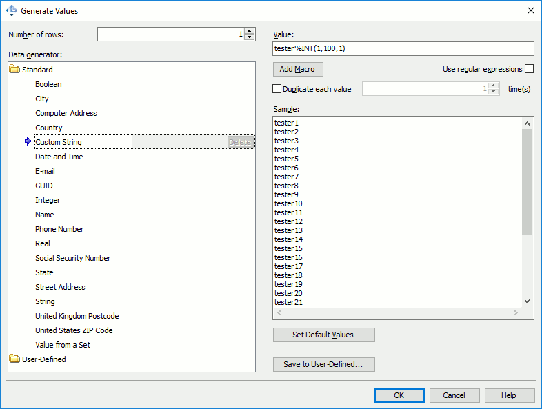 List Variables Documentation