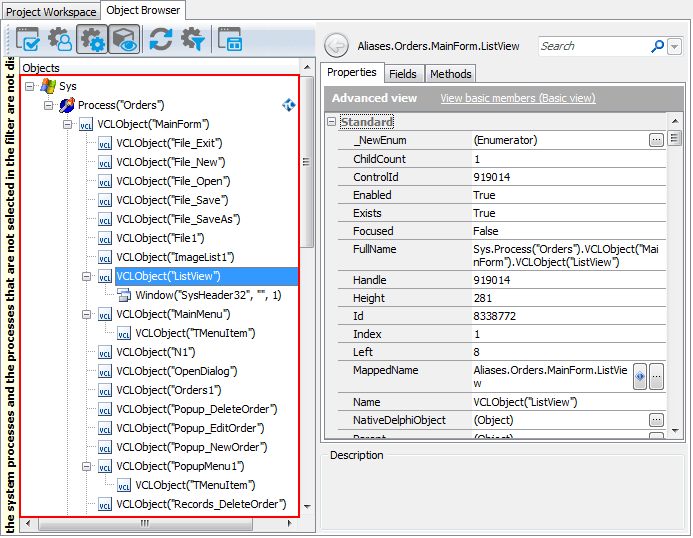 Addressing Objects in Delphi Applications Documentation