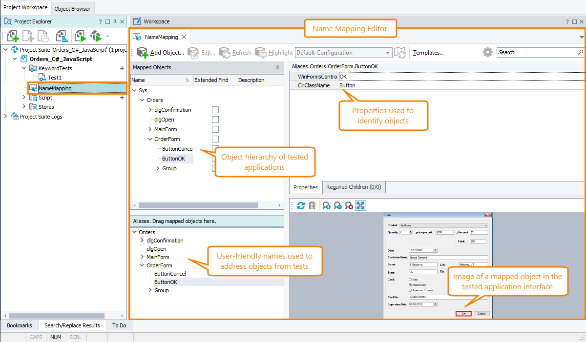 Name Mapping Editor Documentation