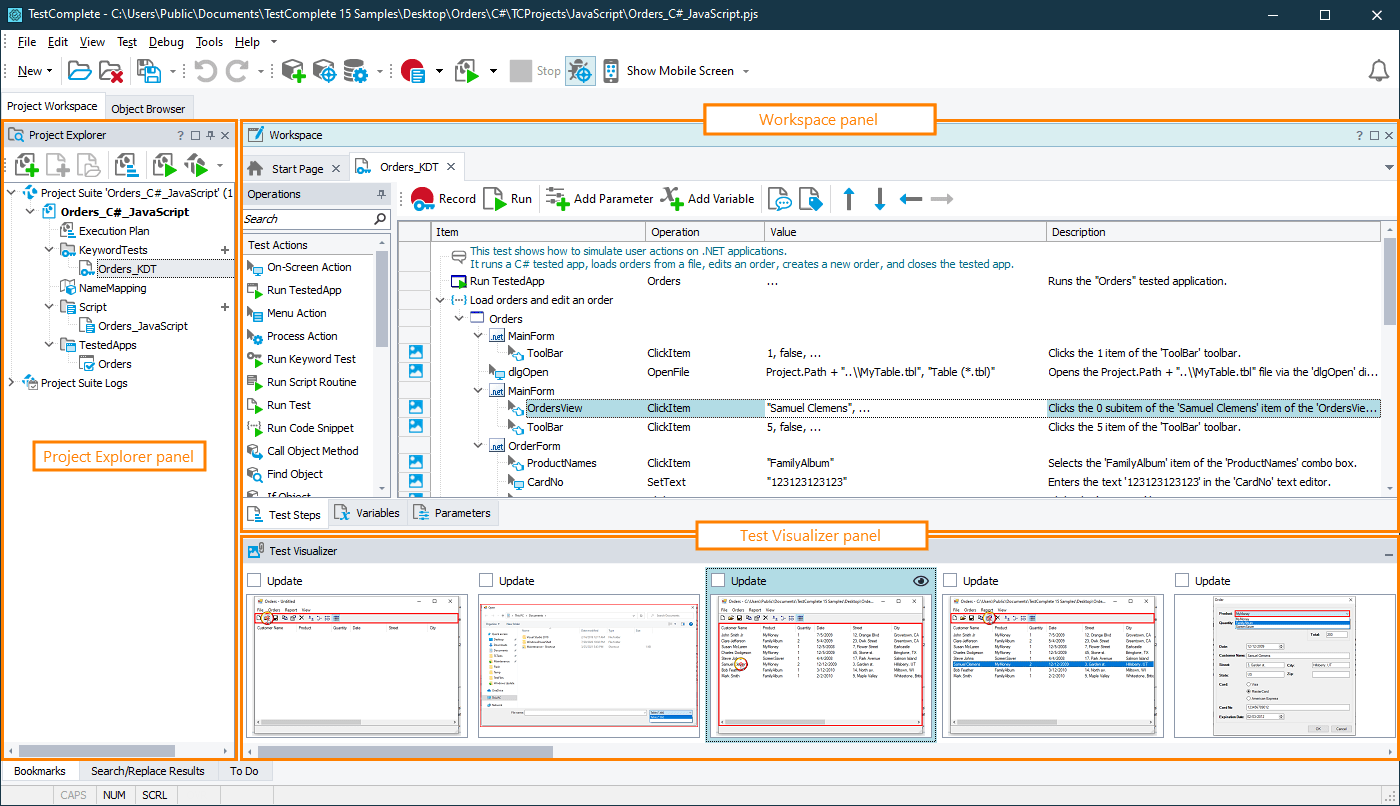 User Interface Documentation