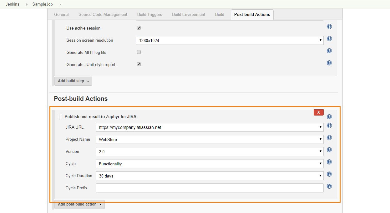 Sending Test Results From Jenkins to Zephyr