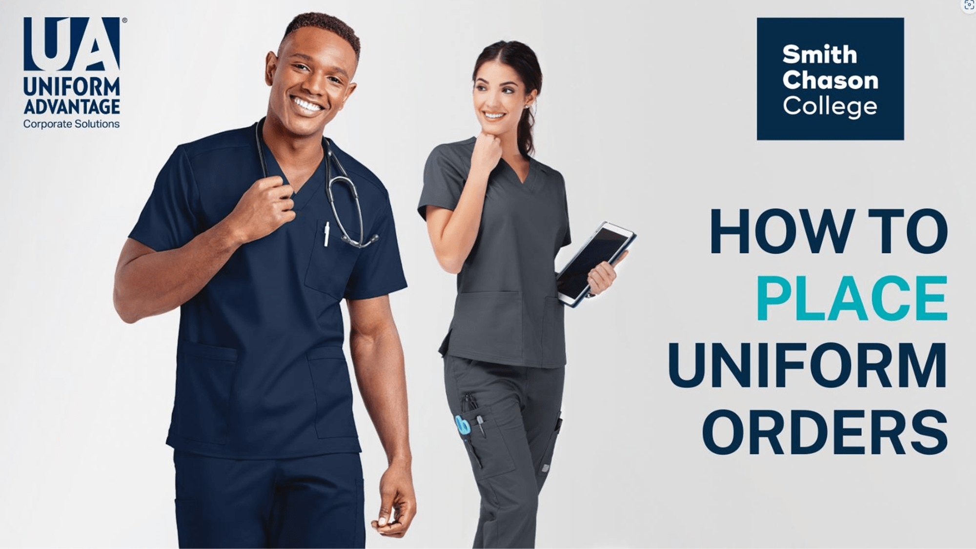 Uniform Advantage How to Order Scrubs Smith Chason