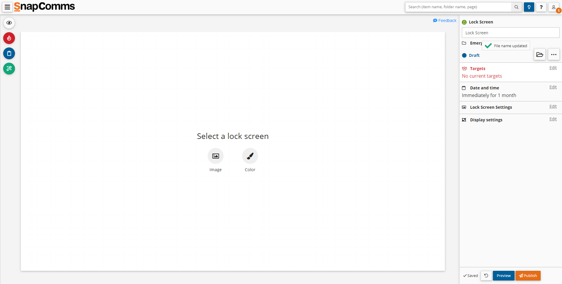 Creating Lock Screens