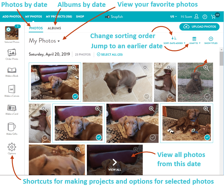 MY PHOTOS all your online albums and photos Snapfish Help