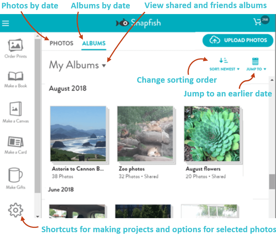 MY PHOTOS all your online albums and photos Snapfish Help